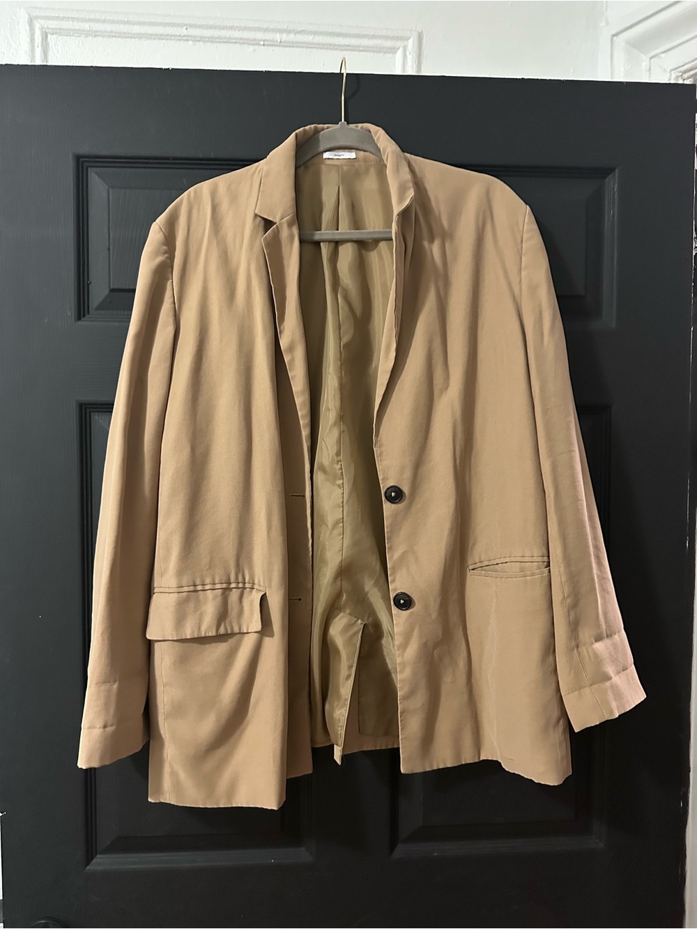 Calvin Klein Women Tan Lightweight Blazer